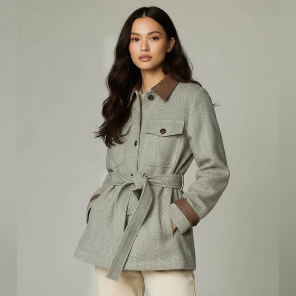 NWT Steve Madden Trench Coat/Utility Jacket NWT - Picture 1 of 2